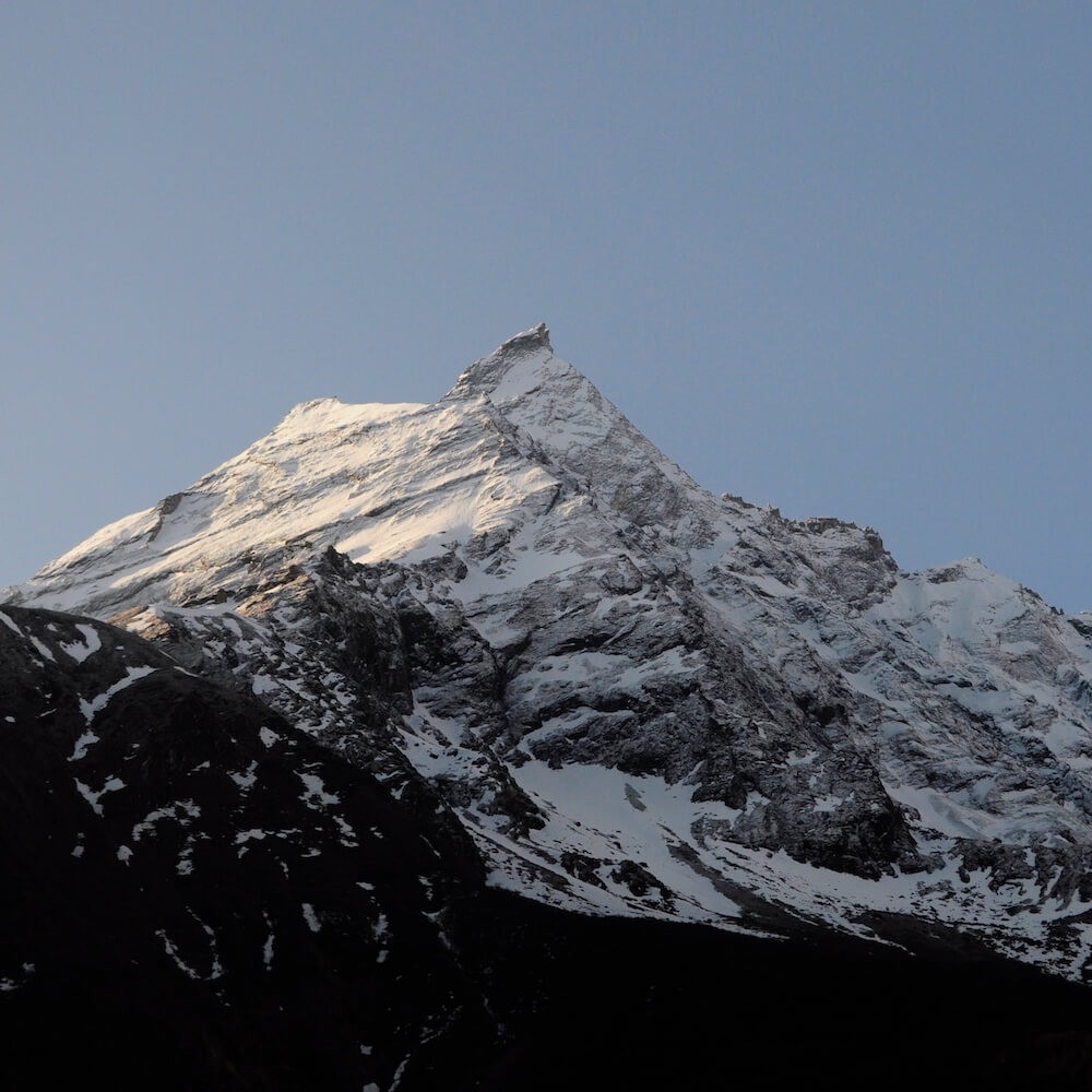 Mountain in Manaslu Trek